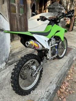 Kit de tuyau d'échappement complet en acier inoxydable Racing pour KAWASAKI KLX300R 2020-2024