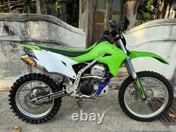 Kit de tuyau d'échappement complet en acier inoxydable Racing pour KAWASAKI KLX300R 2020-24