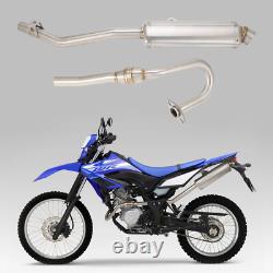 Kit de tuyau d'échappement complet en acier inoxydable pour Yamaha WR 155 R WR155R