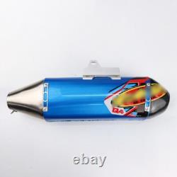 Kit de tuyau de course complet en acier inoxydable et carbone bleu pour Kawasaki Klx 230