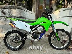 Kit de tuyaux d'échappement complet en acier inoxydable Racing pour Kawasaki KLX 300R 20-24