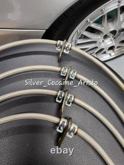 Lignes de frein en acier inoxydable Toms Racing pour Toyota 86 FRS GR86 BR-Z 00300-TB210 Neuf