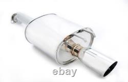 Megan Racing Silencieux Arrière en Acier Inoxydable Compatible avec Civic SI 06-11 2/4 Dr MR-ABE-HC06SI