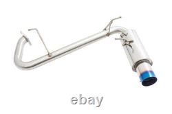 Megan Racing Silencieux Axleback en Acier Inoxydable Bleu pour Miata MX-5 99-05 NB 1.8L
