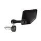 Miroir De Guidon En Acier Inoxydable Driven Racing Halo Noir, Gauche Dhbml-bk