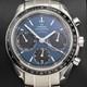 Montre Omega Speedmaster Racing 40 Mm En Acier Inoxydable Cadran Bleu Bo&Icirc;te & Papiers