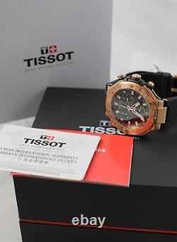 Montre Tissot T-Race Chronographe Quartz T141.417.37.051.00 en Acier Inoxydable et Or Rose