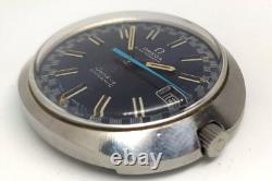 Montre automatique vintage Omega Dynamic cadran de course mouvement en acier inoxydable suisse