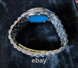 Montre chronographe pour homme Endless Racing avec bracelet en acier inoxydable et cadran bleu JDM