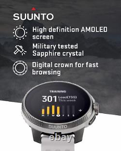 Montre connectée SUUNTO Race Sports Steel avec GPS Tracker en bouleau et écran AMOLED