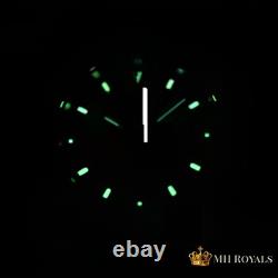 Montre de sport chronographe à cadran panda 40 mm en acier inoxydable, montre automatique