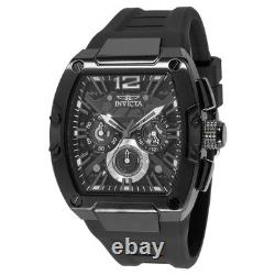 Montre homme Invicta Racing 43 mm en acier inoxydable plaqué ion noir 45199