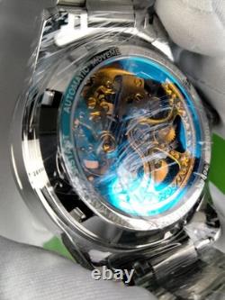 Montre homme Invicta Racing Inter. automatique mécanique en acier inoxydable, 21 rubis