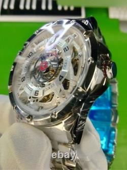 Montre homme Invicta Racing Inter. automatique mécanique en acier inoxydable, 21 rubis