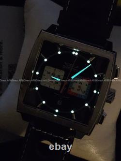 Montre pour homme Invicta Racing S1 Rally Chronographe avec bracelet en cuir noir