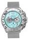 Montre Pour Homme Invicta Racing En Acier Inoxydable Avec Cadran Turquoise Quartz 47202