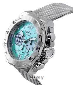 Montre pour homme Invicta Racing en acier inoxydable avec cadran turquoise Quartz 47202