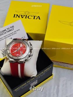 Montre pour homme Invicta S1 Rally Race TEAM Swiss Z60 Chronographe en cuir