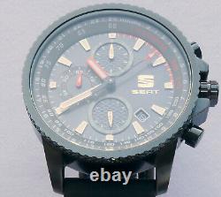 Montre sport chronographe pour voiture de course Seat Leon Cupra R ST Motorsport