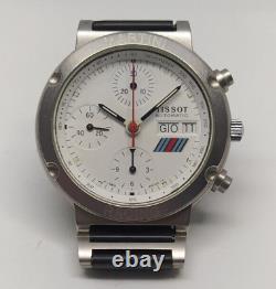 Mouvement automatique Tissot Martini Racing vintage en acier inoxydable super rare