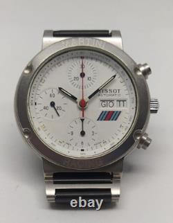 Mouvement automatique Tissot Martini Racing vintage en acier inoxydable super rare