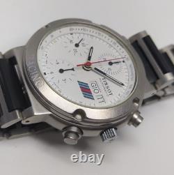 Mouvement automatique Tissot Martini Racing vintage en acier inoxydable super rare