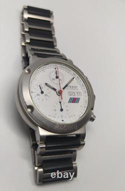 Mouvement automatique Tissot Martini Racing vintage en acier inoxydable super rare