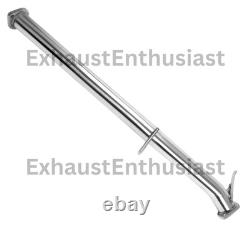 Muffler d'échappement arrière en acier inoxydable Megan Racing compatible avec Miata MX5 89-93 1.6L