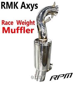 Muffler de course en acier inoxydable RPM poids léger 20-24 POLARIS 850 KHAOS