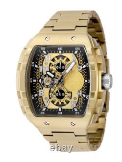 Nouvelle montre multi-fonction Invicta 49066 Racing Champions en acier doré 47 mm