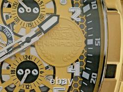 Nouvelle montre multi-fonction Invicta 49066 Racing Champions en acier doré 47 mm