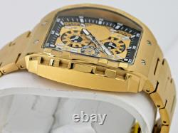 Nouvelle montre multi-fonction Invicta 49066 Racing Champions en acier doré 47 mm