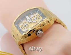 Nouvelle montre multi-fonction Invicta 49066 Racing Champions en acier doré 47 mm