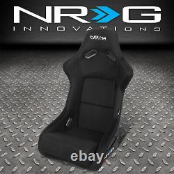 Nrg Fiberglass Bucket Racing Seats+stainless Steel Bracket Pour 99-04 Mustang Sn