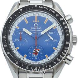 OMEGA speedmaster racing bleu 3510.80 Montre pour hommes en acier inoxydable avec finition bleue