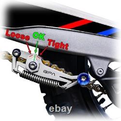 Outil de tension de chaîne de moto pour des réglages rapides sans mesures compliquées