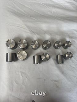Pistons en Acier Inoxydable X 12 Pour S'adapter Aux Étriers de Frein ALCON GT Racing 6 Pistons Tout Neuf
