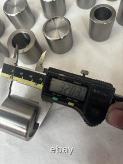 Pistons en Acier Inoxydable X 12 Pour S'adapter Aux Étriers de Frein ALCON GT Racing 6 Pistons Tout Neuf