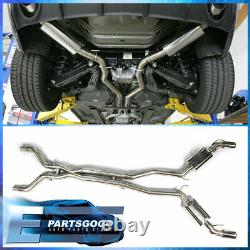 Pour 10-15 Chevrolet Camaro Ss V8 3 Catback Dual Exhaust System Stainless Steel