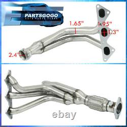 Pour 91-99 3000gt / 91-96 Stealth 3.0 6g72 N/a V6 Stainless Racing Exhaust Header