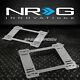 Pour 92-99 Bmw E36 2dr Nrg Tensile Stainless Steel Racing Seat Mount Bracket Rail