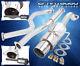 Pour 96-00 Honda Civic Hatch Racing Stainless 3 Exhaust Muffler Catback System