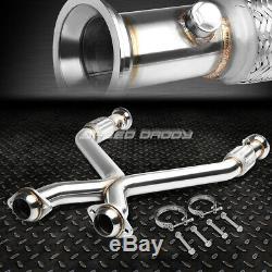 Pour 96-04 Ford Mustang Gt Racing 4.6l 2.25stainless Catback Échappement X-pipe Kit