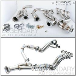 Pour 99-05 Chevy Silverado / Gmc Sierra Exhaust Racing Stainless Header + Y-pipe