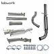 Pour 99-05 Jetta / Golf 1.8t Acier Inoxydable Full 3 Catback Exhaust System Us