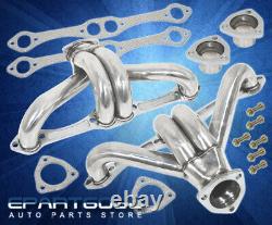 Pour Chevy Sbc Small Block Hugger 350 305 327 T304 Stainless Performance Header