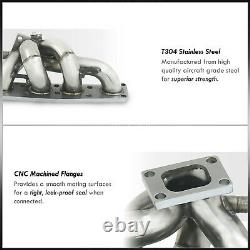 Pour Mazda 1.8l Fp 2.0l Fs T2 T25 T28 Steel Racing Turbo Manifold Headers