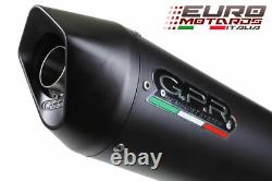 Pour Suzuki GSX650F I. E. 2008-2014 GPR Furore Nero Silencieux Homologué Slip-On