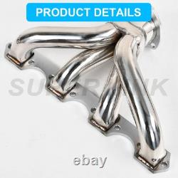Pour collecteur d'échappement en acier inoxydable de course V8 Big Block Cadillac 472 500