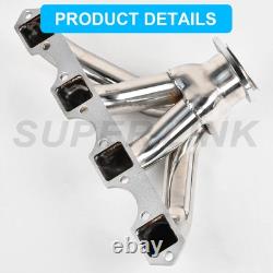 Pour collecteur d'échappement en acier inoxydable de course V8 Big Block Cadillac 472 500
